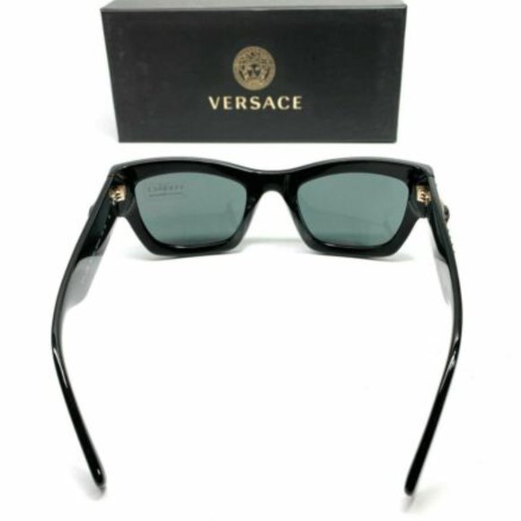 Versace Women\'s Black and Gold Sunglasses! main image 4